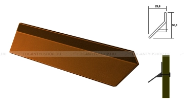 VIEFE Bútor fogantyú Bútor fogantyú PLIÉ - Metál barna - Zamak fém ötvözet - Több méretben gyártott színes fém bútorfogan -  - Zamak fém ötvözet