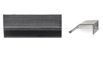 VIEFE Fogantyú Fogantyú WING - Fekete szálcsiszolt - Alumínium - Bútorajtó élére ültethető színes fém fogantyú -  - Alumínium