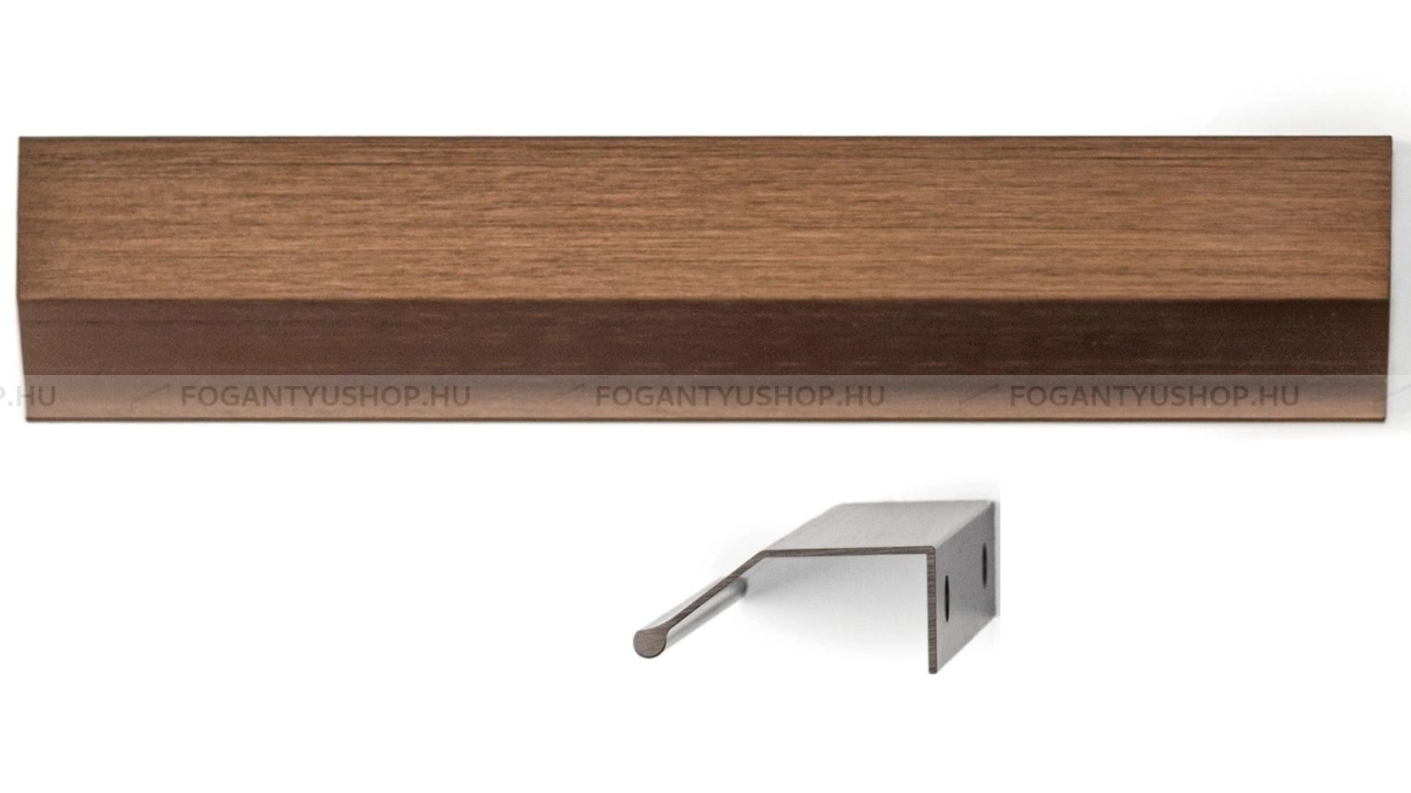 VIEFE Fogantyú - WING - Antik bronz L613 - ABS műanyag - Bútorajtó élére ültethető színes fém fogantyú