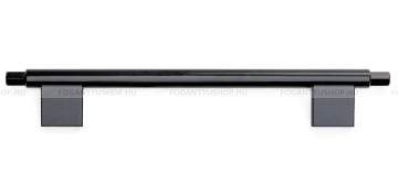 VIEFE Bútor fogantyú PRISMA - 192 mm - Festett fekete - Zamak fém ötvözet