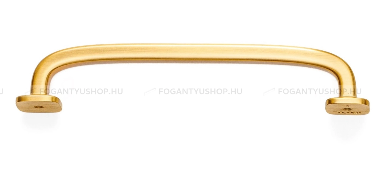 VIEFE Fogantyú - QUART MINI 128 - furattáv 128 mm - Csiszolt pezsgő Z618 - Zamak fém ötvözet - Egy méretben gyártott színes fém bútorfogantyú