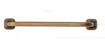 VIEFE Fogantyú QUART MINI - 128 mm - Antik patina barna - Zamak fém ötvözet