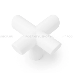 VIEFE Gomb fogantyú Gomb fogantyú EQUIS - 1 furatos - Festett fehér - Zamak fém ötvözet - Színes fém gombfogantyú, bútor - 1 furatos -  - Zamak fém ötvözet
