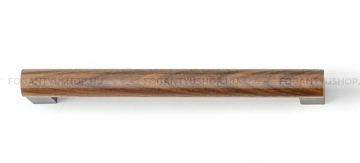 VIEFE Bútor fogantyú Bútor fogantyú ETO - Festett titán szürke - Amerikai diófa - Alumínium - Fa - Fával kombinált fém bú -  - Alumínium - Fa