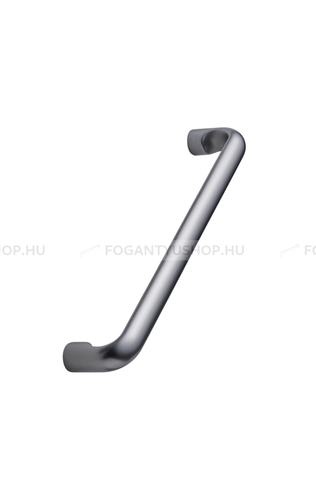 FURNIPART Bútorfogantyú - CARVE - Csiszolt antracit  - Zamak fém ötvözet - Több méretben gyártott színes fém bútorfogantyú