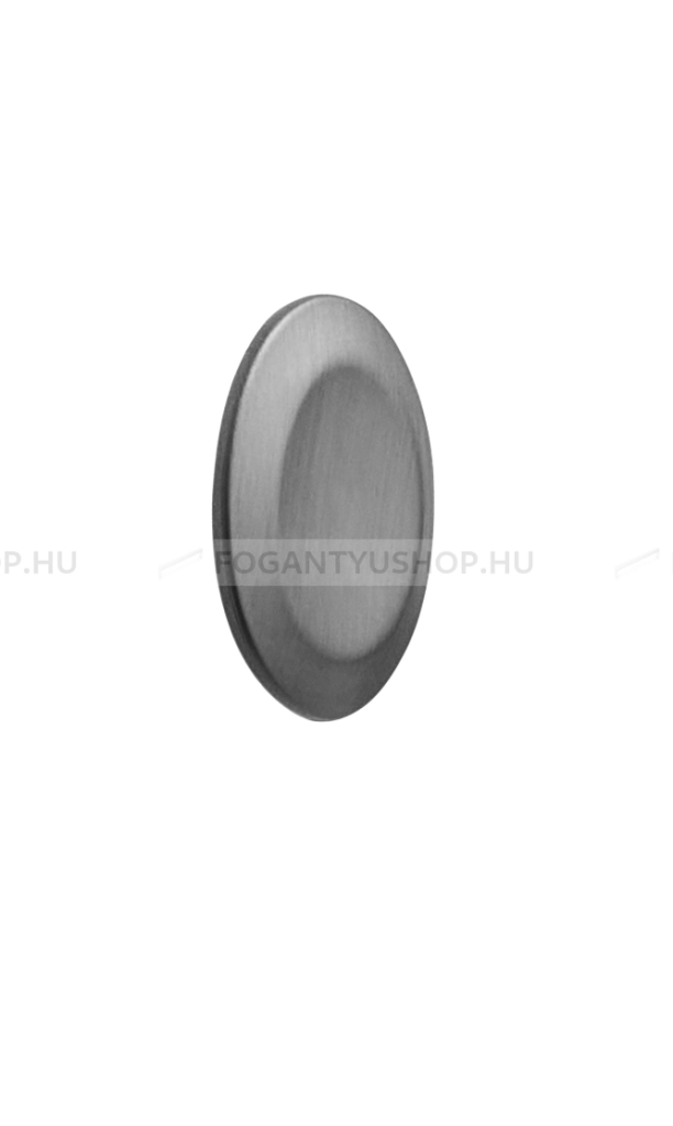 FURNIPART Bútorgomb - DISC - 1 furatos - Csiszolt antracit  - Zamak fém ötvözet - Színes fém gombfogantyú, bútorgomb