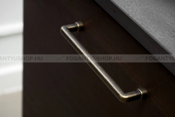 FURNIPART Fogantyú EQUESTER - Antik patina barna - Zamak fém ötvözet