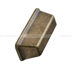 FURNIPART Fogantyú EQUESTER CUP - 64 mm - Antik patina barna - Zamak fém ötvözet