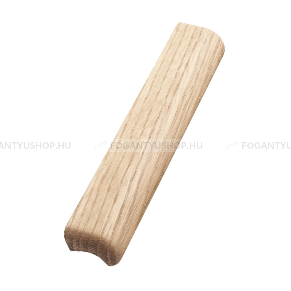 FURNIPART Bútor fogantyú - GLOVE 160 Tölgyfa - furattáv 160 mm - Lakkozott tölgy 052 - Gumi - Fa bútorfogantyú