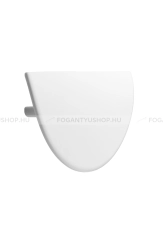 FURNIPART Fogantyú HORIZON LARGE - 64 mm - Fehér - Zamak fém ötvözet