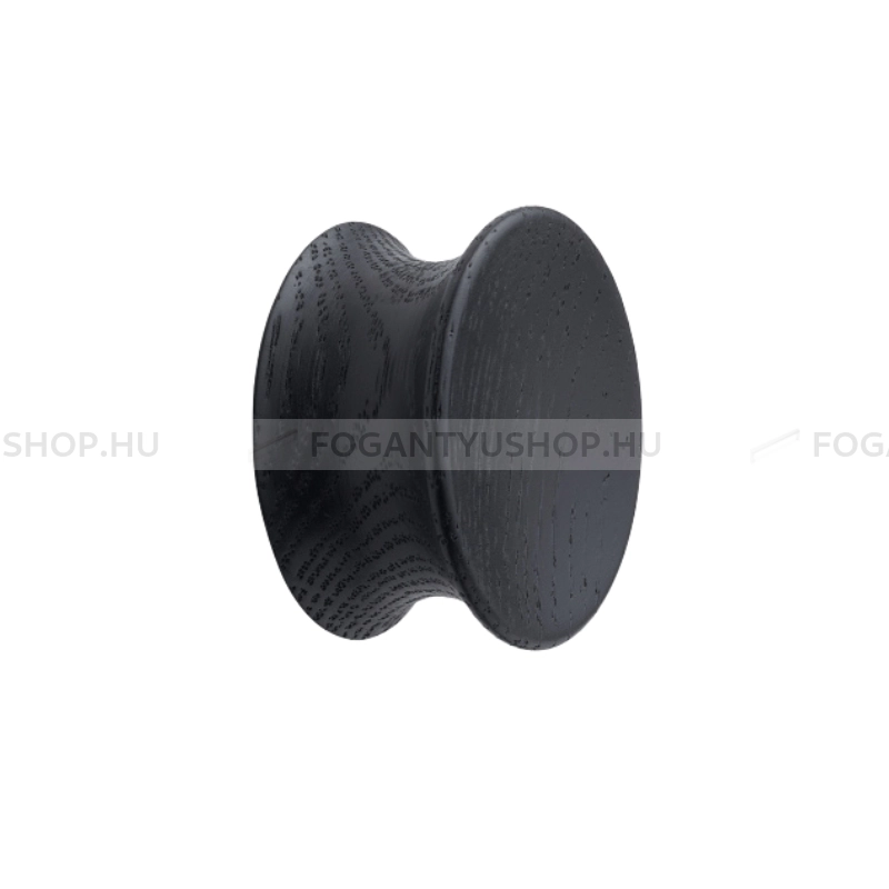 FURNIPART Bútorfogantyú - PULLEY - 1 furatos - Fekete tölgy 992 - Fa - Fa bútorfogantyú