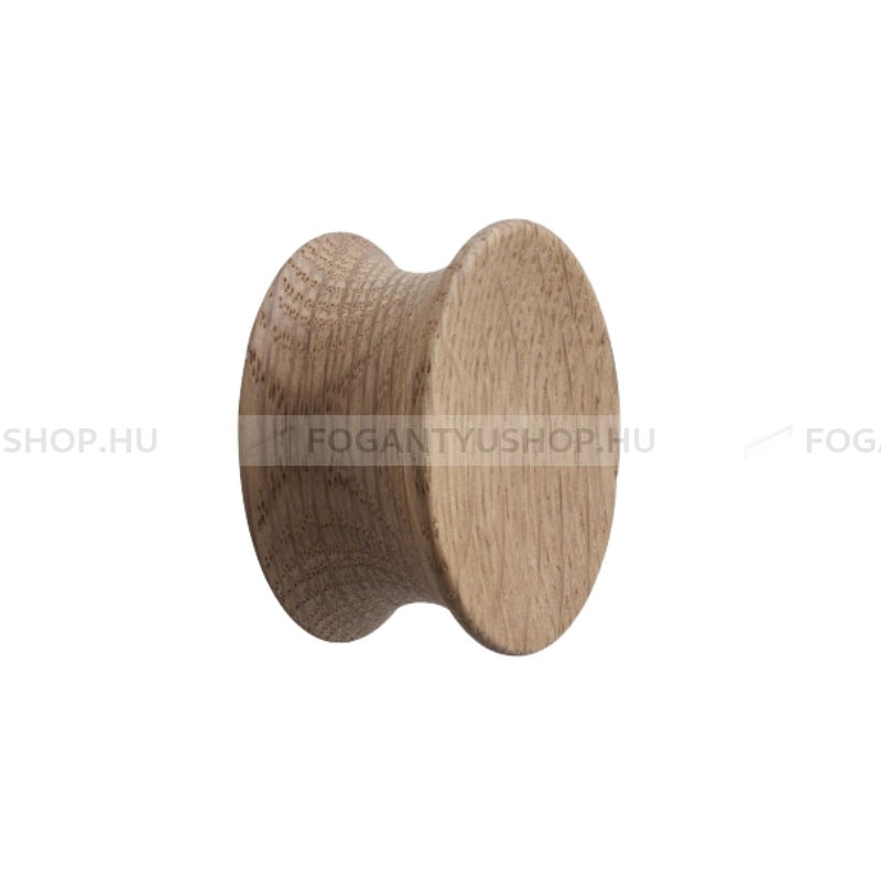 FURNIPART Fogantyú - PULLEY Tölgyfa - 1 furatos - Tölgyfa hrast - Fa - Fa bútorfogantyú
