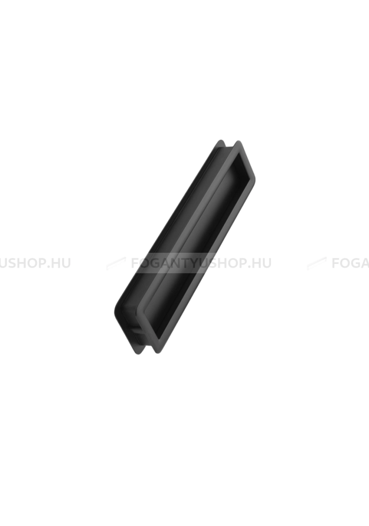 FURNIPART Bútorfogantyú - TUB STRAIGHT 190 Festett - furattáv 190 mm - Matt fekete 99 - Zamak fém ötvözet - Bútorajtó felületébe marható, süllyeszthető színes fém fogantyú