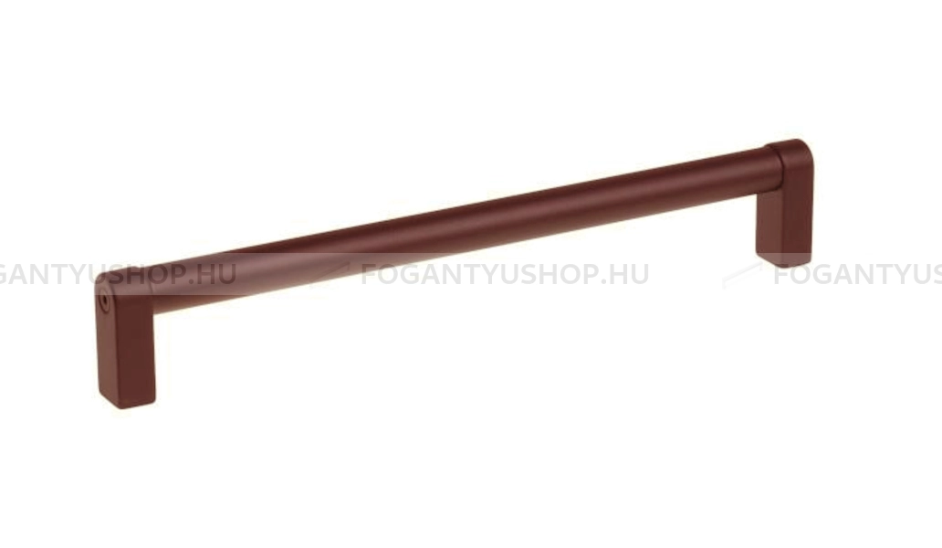 SCHWINN Bútor fogantyú - 128 Z409 - furattáv 128 mm - Kávé barna  - Zamak fém ötvözet - Egy méretben gyártott színes fém bútorfogantyú