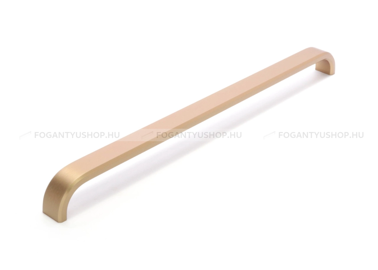 RUJZ DESIGN Bútor fogantyú - 698.20 - Szálcsiszolt arany  - ABS műanyag - Több méretben gyártott színes fém bútorfogantyú
