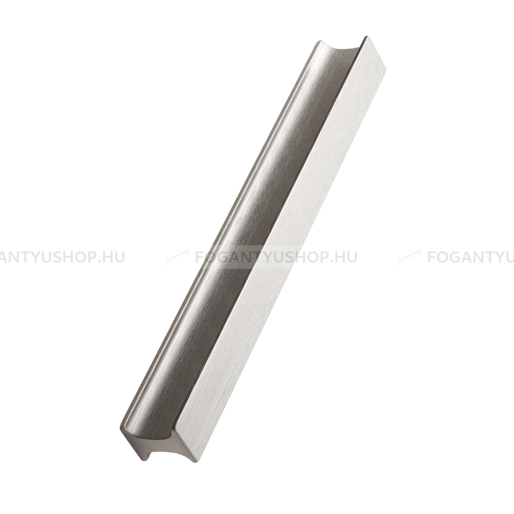 FURNIPART Fogantyú - TRACK - Szálcsiszolt inox  - ABS műanyag - Több méretben gyártott színes fém bútorfogantyú