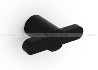 VIEFE Gomb fogantyú Gomb fogantyú FUSION - 1 furatos - Festett fekete - Zamak fém ötvözet - Színes fém gombfogantyú, bút - 1 furatos -  - Zamak fém ötvözet