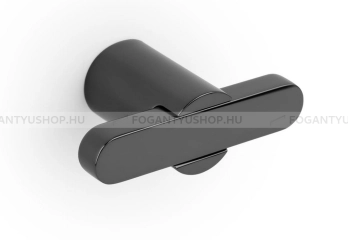 VIEFE Gomb fogantyú Gomb fogantyú FUSION - 1 furatos - Magasfényű fekete - Zamak fém ötvözet - Színes fém gombfogantyú,  - 1 furatos -  - Zamak fém ötvözet