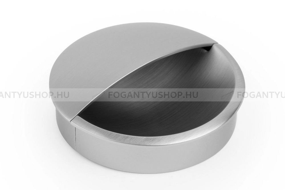 VIEFE Fogantyú - LIDD 48 - furattáv 48 mm - Matt nikkel Z23 - Zamak fém ötvözet - Bútorajtó felületébe marható, süllyeszthető fém fogantyú