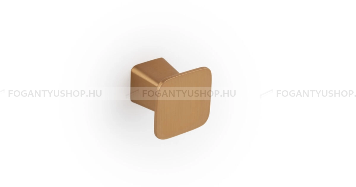 VIEFE Bútorgomb - 0638 - 1 furatos - Szálcsiszolt pezsgő  - Zamak fém ötvözet - Színes fém gombfogantyú, bútorgomb