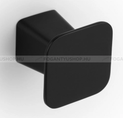 VIEFE Gomb fogantyú Gomb fogantyú PRISM - 1 furatos - Festett fekete - Zamak fém ötvözet - Színes fém gombfogantyú, búto - 1 furatos -  - Zamak fém ötvözet