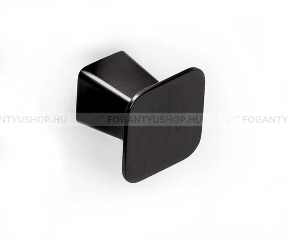 VIEFE Gomb fogantyú - PRISM Magasfényű - 1 furatos - Fényes fekete titán Z03 - Zamak fém ötvözet - Színes fém gombfogantyú, bútorgomb