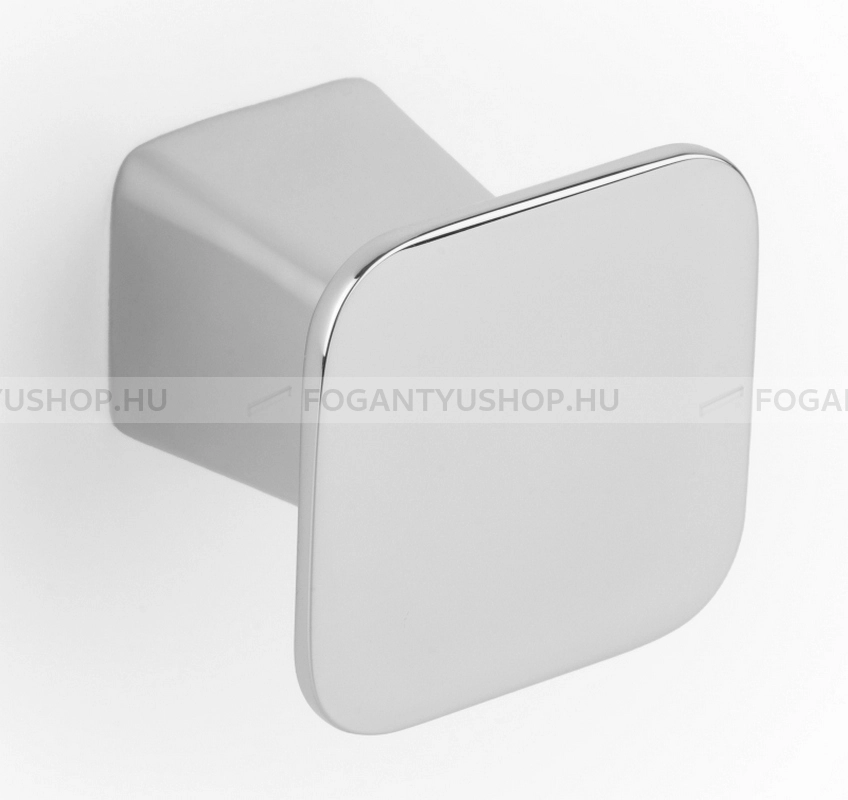 VIEFE Bútorgomb - PRISM Z05 - 1 furatos - Fényes nikkel Z05 - Zamak fém ötvözet - Fém gombfogantyú, bútorgomb (szögletes, kerek)