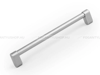 VIEFE Fogantyú LINKK - Szálcsiszolt nikkel - Alumínium - Több méretben gyártott fém bútorfogantyú