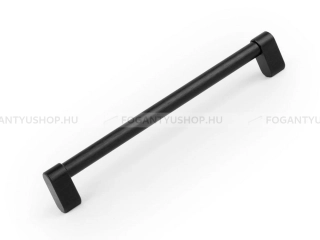 VIEFE Fogantyú Fogantyú LINKK - Fekete szálcsiszolt - Alumínium - Több méretben gyártott színes fém bútorfogantyú  - Fekete szálcsiszolt - Alumínium