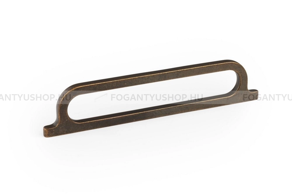 VIEFE Fogantyú - OMEGA 160 - furattáv 160 mm - Rusztikus sárgaréz Z623 - Zamak fém ötvözet - Klasszikus, vintage, antik fém bútorfogantyú
