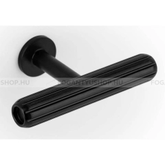 VIEFE Gomb fogantyú Gomb fogantyú RILLE MINI T - 1 furatos - Fekete szálcsiszolt - Alumínium - Színes fém gombfogantyú,  - 1 furatos -  - Alumínium