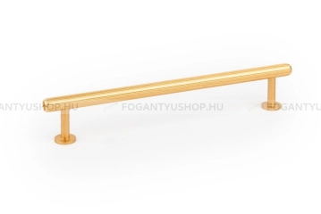 VIEFE Bútor fogantyú Bútor fogantyú RILLE MINI - Szálcsiszolt sárgaréz II. - Alumínium - Több méretben gyártott színes fé -  - Alumínium