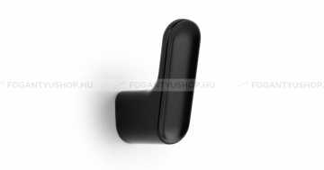 VIEFE Kabátakasztó Kabátakasztó LUV - 1 furatos - Festett fekete - Zamak fém ötvözet - Egy akasztós fogas - 1 furatos -  - Zamak fém ötvözet