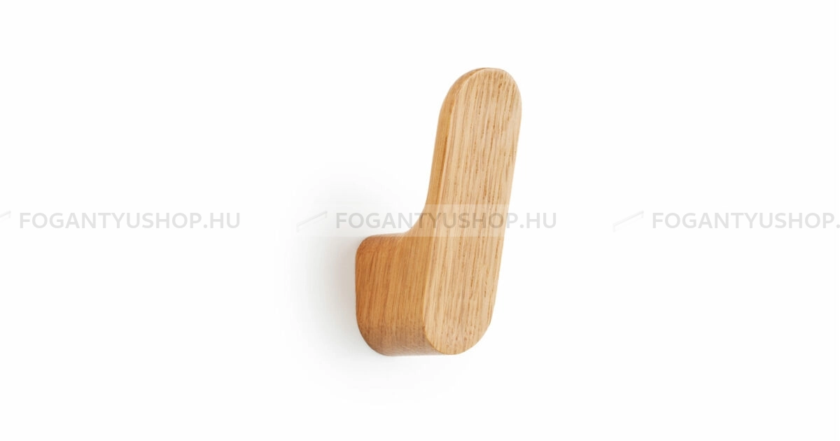 VIEFE Kabát fogas - Kabátakasztó LUV WOOD Tölgyfa - Tölgy W16 - Gumi - Egy akasztós fogas