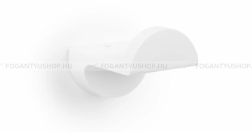 VIEFE Fali akasztó ZETT - 20 mm - Festett fehér - Zamak fém ötvözet