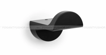 VIEFE Fali akasztó Fali akasztó ZETT - 20 mm - Festett fekete - Zamak fém ötvözet - Egy akasztós fogas - 20 mm -  - Zamak fém ötvözet