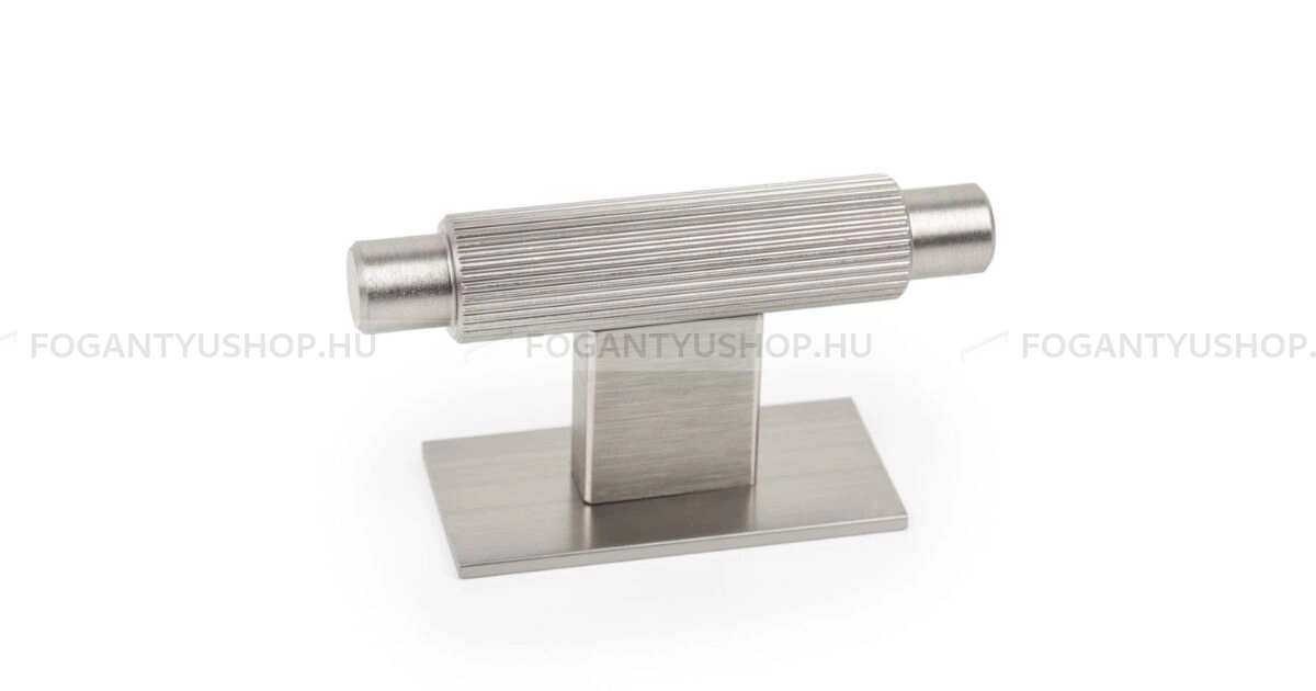 VIEFE Gomb fogantyú - ARPA PLATE - 1 furatos - Szálcsiszolt L24 - ABS műanyag - Fém gombfogantyú, bútorgomb (szögletes, kerek)