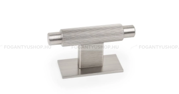 VIEFE Gomb fogantyú Gomb fogantyú ARPA PLATE T - 1 furatos - Ezüst inox (szálcsiszolt) - Alumínium - Fém gombfogantyú, b - 1 furatos -  - Alumínium