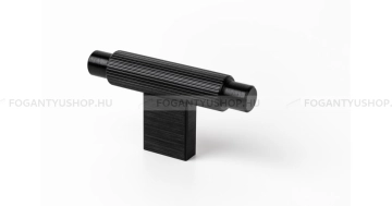 VIEFE Gomb fogantyú Gomb fogantyú ARPA T - 1 furatos - Fekete szálcsiszolt - Alumínium - Színes fém gombfogantyú, bútorg - 1 furatos -  - Alumínium