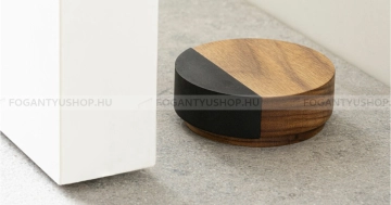 VIEFE Ajtóütköző, ajtóstop PUK - Amerikai diófa - Wengefa - Fa - Ajtóütköző, ajtókitámasztó (padlóra tehető, padlóra, falra, ajtóra szerelhető)