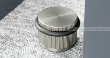 VIEFE Ajtóütköző, ajtóstop Ajtóütköző, ajtóstop ARPA - 1 furatos - Szálcsiszolt nikkel - Alumínium - Ajtóütköző, ajtókitámasztó - 1 furatos -  - Alumínium