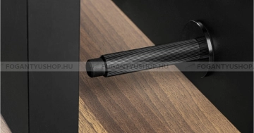 VIEFE Ajtóütköző, ajtóstop Ajtóütköző, ajtóstop ARPA - 1 furatos - Fekete szálcsiszolt - Alumínium - Ajtóütköző, ajtókitámasztó - 1 furatos -  - Alumínium