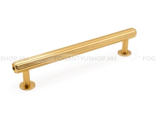 VIEFE Bútor fogantyú Bútor fogantyú RILLE - Szálcsiszolt sárgaréz II. - Alumínium - Több méretben gyártott színes fém bút -  - Alumínium