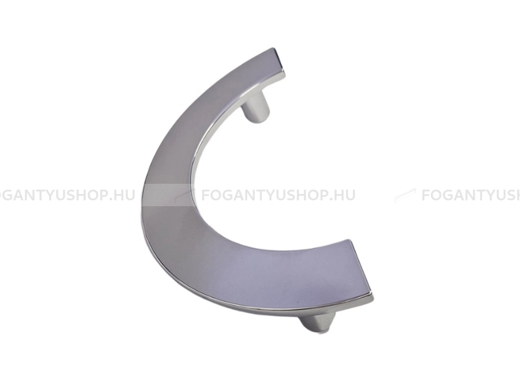 GIUSTI Fogantyú - 132 WMN470MZA0002 - furattáv 132 mm - Fényes króm Cr - Zamak fém ötvözet - Egy méretben gyártott fém bútorfogantyú