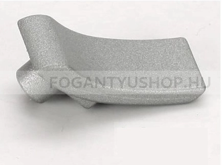 RUJZ DESIGN Bútorgomb - 804.15 - 1 furatos - Matt króm MCrL - Zamak fém ötvözet - Fém gombfogantyú, bútorgomb (szögletes, kerek)