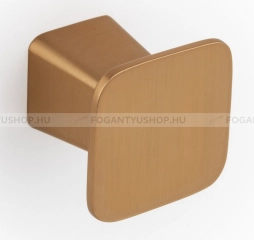 VIEFE Gomb fogantyú Gomb fogantyú PRISM - 1 furatos - Szálcsiszolt sárgaréz II. - Zamak fém ötvözet - Színes fém gombfog - 1 furatos -  - Zamak fém ötvözet