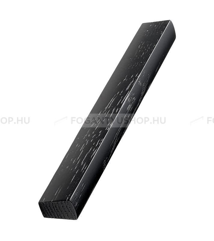 FURNIPART Fogantyú - TRIM Feketére pácolt kőrisfa - Feketére pácolt kőrisfa  - Gumi - Fa bútorfogantyú
