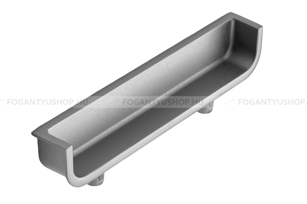 FURNIPART Bútorfogantyú - BACK - Fényes szálcsiszolt  - Zamak fém ötvözet - Több méretben gyártott fém bútorfogantyú