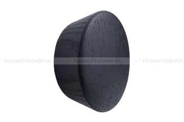 FURNIPART Bútorgomb BERET - 1 furatos - Feketére pácolt tölgyfa - Fa - Fa bútorfogantyú