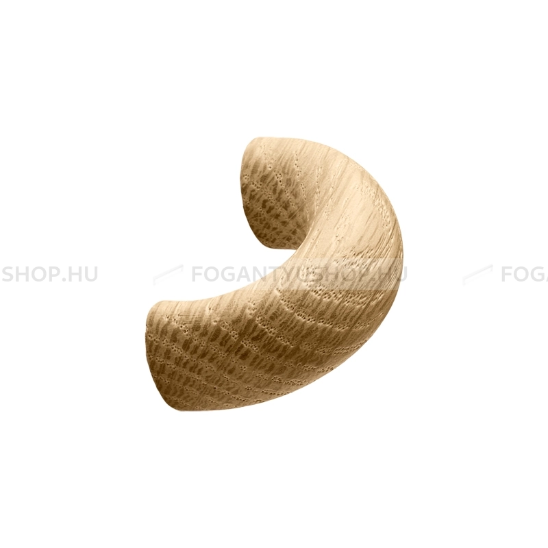 FURNIPART Bútorfogantyú - BULLA 32 Tölgyfa - furattáv 32 mm - Tölgyfa hrast - Gumi - Fa bútorfogantyú